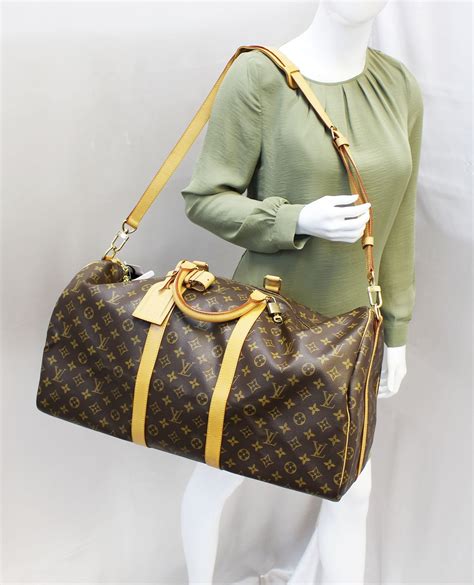 louis vuitton keepall 55 bandouliere|Louis Vuitton Keepall 55 size.